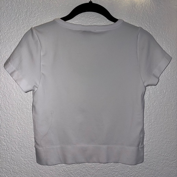 New Love Women’s large white crop top - Picture 2 of 2